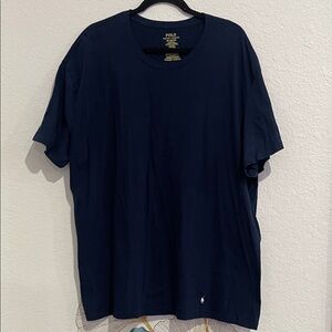 Polo Men's Navy Cotton Tee